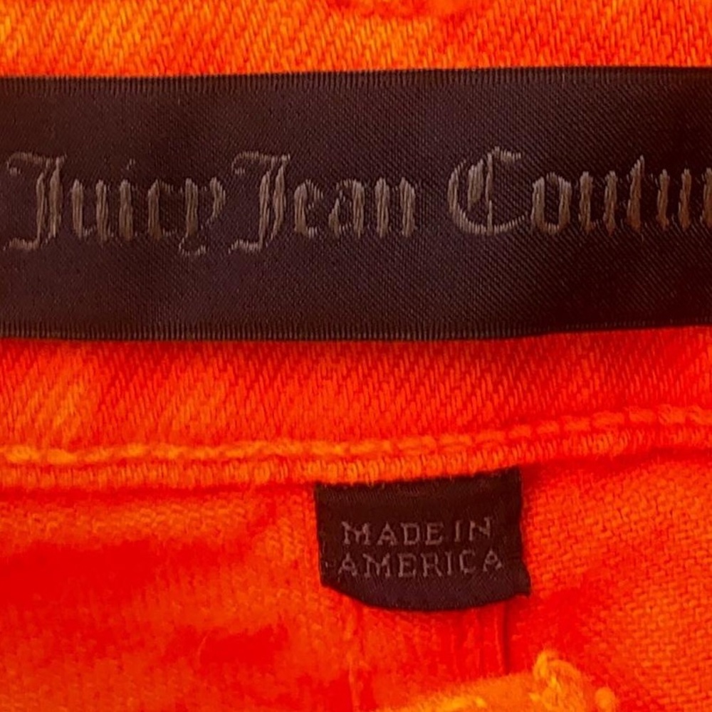 Juicy Couture Mid-Rise Denim Shorts - Picture 8 of 9